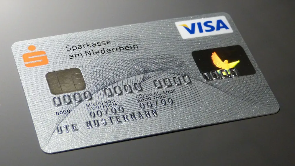 Debit credit cards Visa Picture